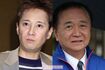 中居正広(左)と神奈川県知事の黒岩祐治