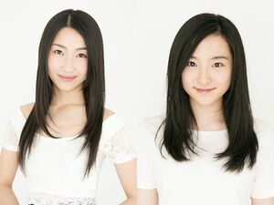 左=芦田美歩(あしだ・みふ)●1997年8月2日生まれ・京都府出身。特技はチアダンス(全米最大規模の大会で部門3位入賞)とピアノ。右=早乙女ゆう(さおとめ・ゆう)●1999年2月27日生まれ・東京都出身。特技は側転とフラダンスの現役高校生