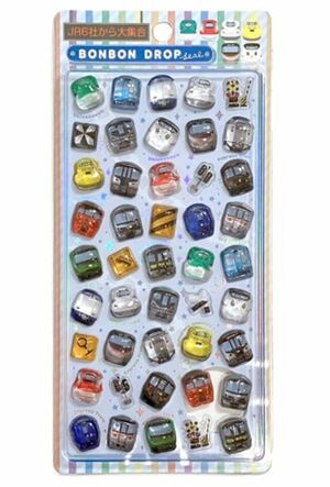 JRグループエキナカ小売業6社による『BONBONDROPシール』（JR東海MARKETより）