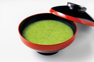 【のぼせ・ほてり】アスパラガスのすりながし　写真／持城壮