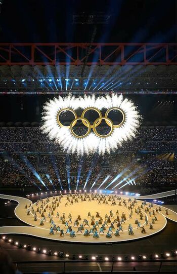 ミラノ・コルティナ五輪の開会式（代表撮影）