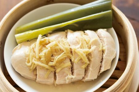 じゅわっと蒸し鶏