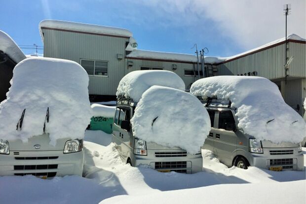 これまででは考えられなかったドカ雪が日本海側に降った