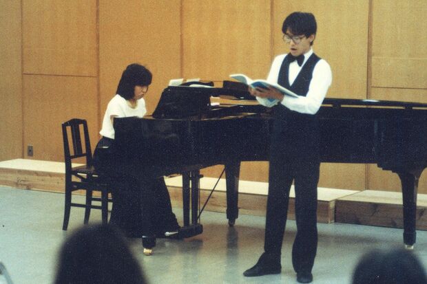 音大でサックスを学んでいたが、ジェシー・ノーマンに衝撃を受けて、東京藝大の声楽科に入り直した22歳のころ。これだと決めたら、まっすぐに進む