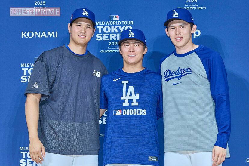 画像・写真】ドジャース・大谷翔平、山本由伸・佐々木朗希がライブBPで