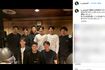 ルーキーたちの会に出席した楽天の田中将大(左端、大内誠弥のインスタグラムより)