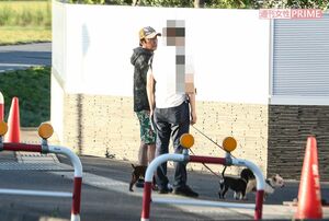 直撃取材に答える坂上忍