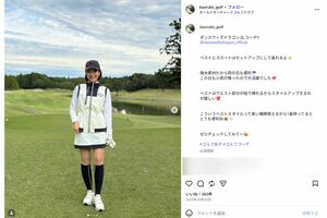 クレジットカード不正利用の被害を告白したゴルフインフルエンサーのかおるこさん(本人SNSより)