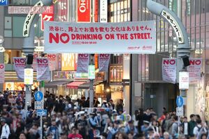 2024年10月31日のハロウィン、「路上飲酒禁止」を訴えていた渋谷の街