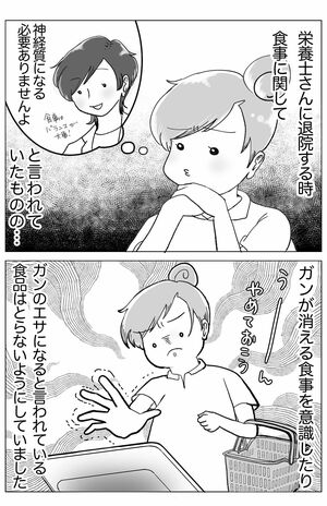 がん寛解後の栄養バランスのこと1（画像提供＝KADOKAWA）