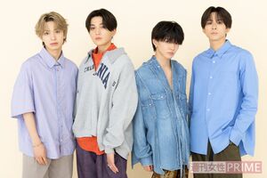 FANTASTICS(写真左から木村慧人、八木勇征、佐藤大樹、澤本夏輝) 撮影/矢島泰輔