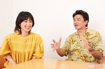 原田龍二（右）と妻・原田愛（左）