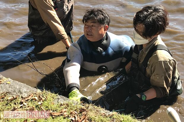 力が強く重いため、陸にあげるのもひと苦労だった