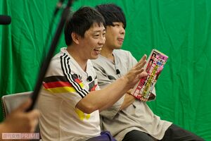 収録中のさらば青春の光