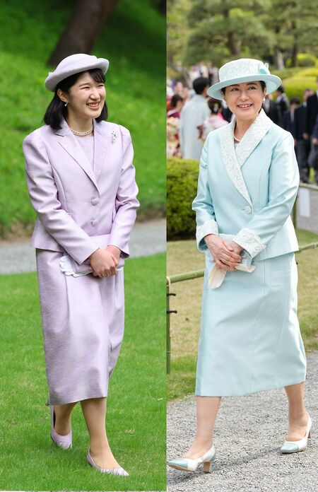 2026年4月の園遊会での雅子さまと愛子さま
