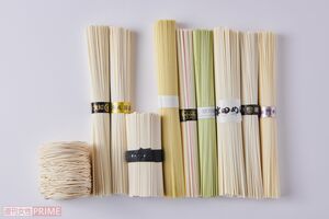 今回ランキング付けしたそうめんたち（撮影／山田智絵）