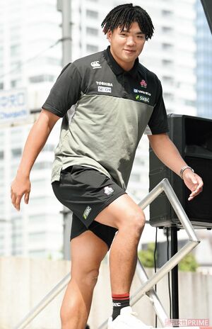 福井翔大(23)フランカー、埼玉パナソニックワイルドナイツ、186cm(撮影/渡邉智裕)