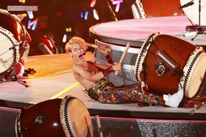 2019年8月、『ジャニーズJr.8.8祭』で太鼓を披露するSnow Man