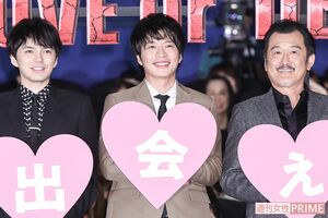 『おっさんずラブ』のメインキャスト、左から林遣都・田中圭・吉田鋼太郎 撮影/吉岡竜紀