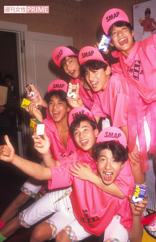 デビューしたてのSMAP