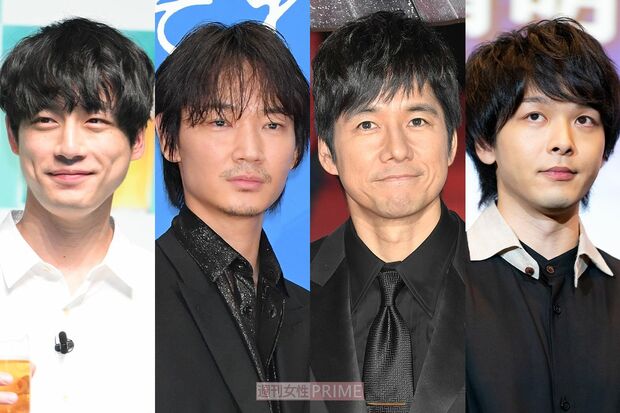 （左から）坂口健太郎、綾野剛、西島秀俊、中村倫也