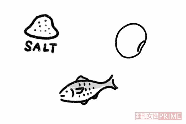 イラスト／くぼあやこ（『遺伝子が喜ぶ「奇跡の令和食」』より