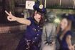 ハロウィンで仮装する野崎優美容疑者（SNSより）