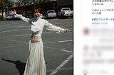 『週刊プレイボーイ』のオフショットを披露した渡邊渚（本人のインスタグラムより）