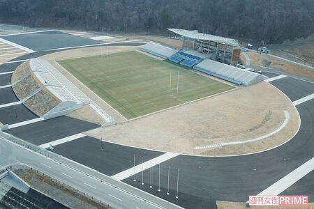鵜住居地区につくられた釜石鵜住居復興スタジアム