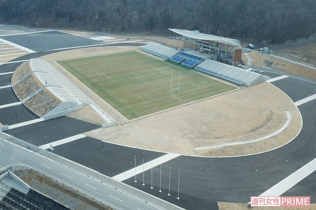 鵜住居地区につくられた釜石鵜住居復興スタジアム