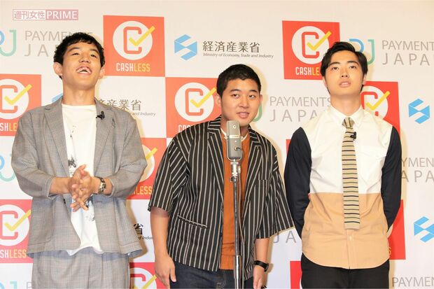 お笑い養成所で出会った都築拓紀（写真左）と石橋遼大（写真右）と'16年に『四千頭身』を結成