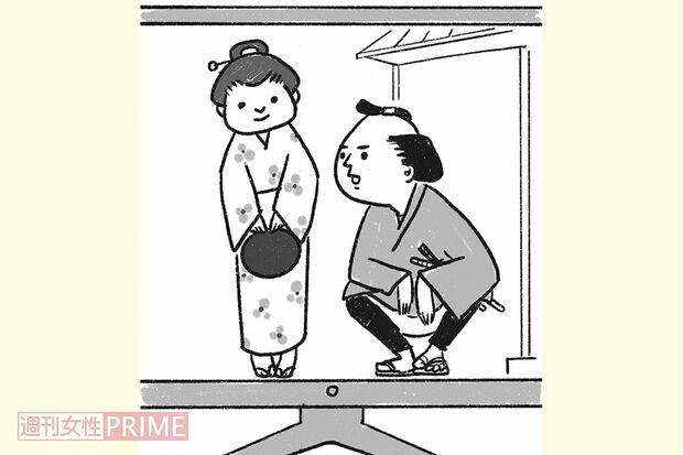 時代劇に限らず、昔好きだったドラマや映画を見がちになりやすい　イラスト／スヤマミヅホ