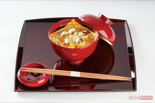 まばゆい……！「黄金ぜんざい」