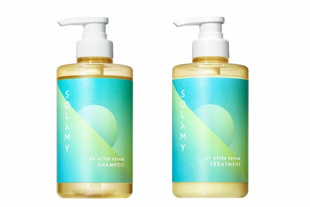 SOLAMY UVアフターリペア シャンプー・トリートメント/株式会社I-ne 各1540円