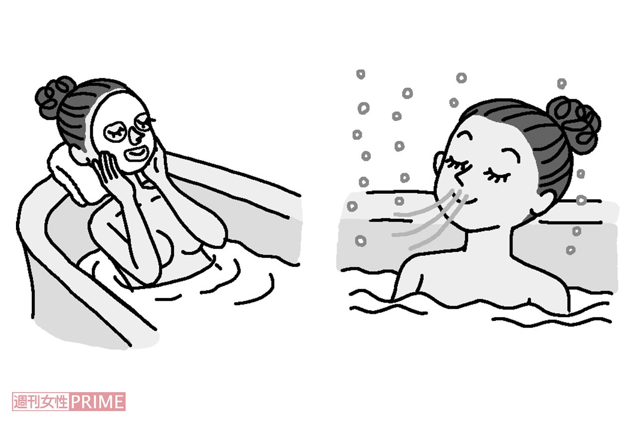 長風呂に半身浴はng 正しい入浴習慣で免疫力アップ 長生きお風呂 の入り方 週刊女性prime