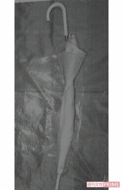 Aさんを突いたとする傘は折れ曲がって…