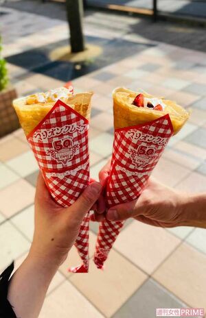 マリオンクレープのクレープは50年たった今でも若者に愛されるスイーツに