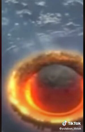 金正恩風の男がスイッチを押して地球が大爆発する動画を（ゆたぼんのTikTokより）