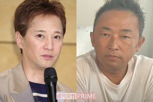 （左から）中居正広と東谷義和氏