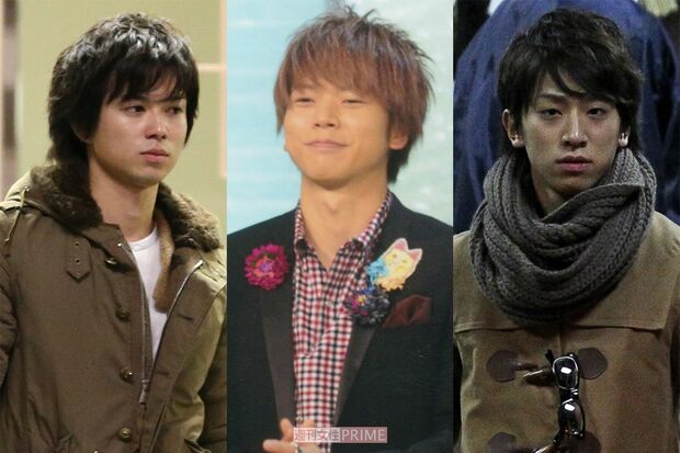 NEWSの3人（左から）加藤シゲアキ、増田貴久、小山慶一郎