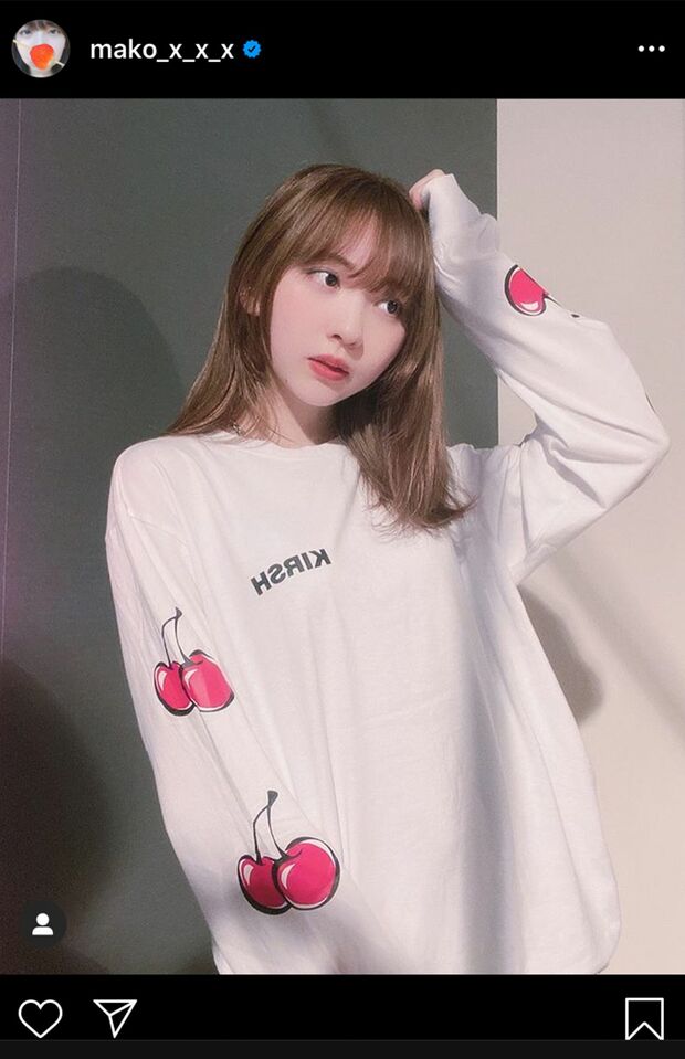 『まこみな』のまこ（インスタグラムより）