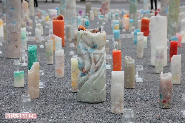 『CANDLENIGHTTOKYO』では、無数のキャンドルが飾られた