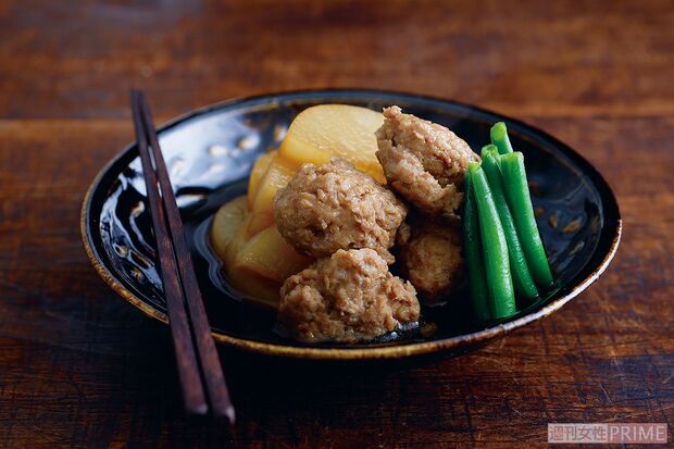 肉団子と大根の甘煮