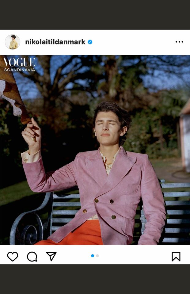 デンマークのニコライ閣下（インスタグラムより）