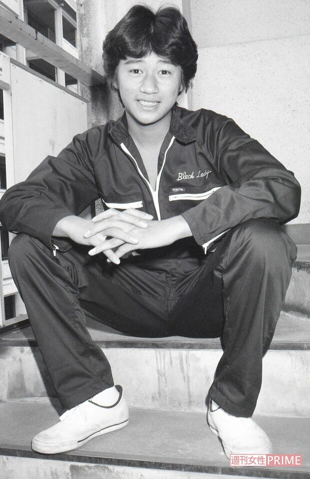 近藤真彦。ドラマ『金八先生』出演当時のマッチ（'80年撮影）