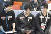 （左から）羽生結弦、田中刑事、宇野昌磨（写真／共同通信社）