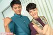 映画『青空エール』で共演した竹内涼真(左)と葉山奨之(右) 撮影/佐藤靖彦