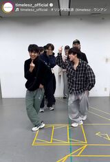 短髪になったtimelesz佐藤勝利（timeleszの公式インスタグラムより）