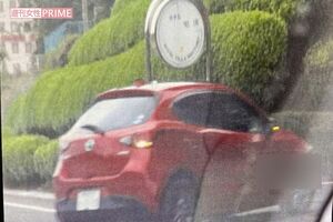 デート終わりにA子さんの車で地元のラブホテルに入る松本憲二議員