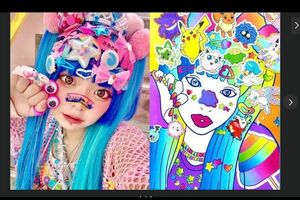 『ポケモン原宿竹下通り』イラストで自身の写真が使用されたことを訴えたNICO氏(@twinkle_pink___公式Xより)